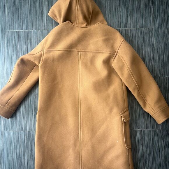 Tan Hooded Coat - Picture 5 of 7